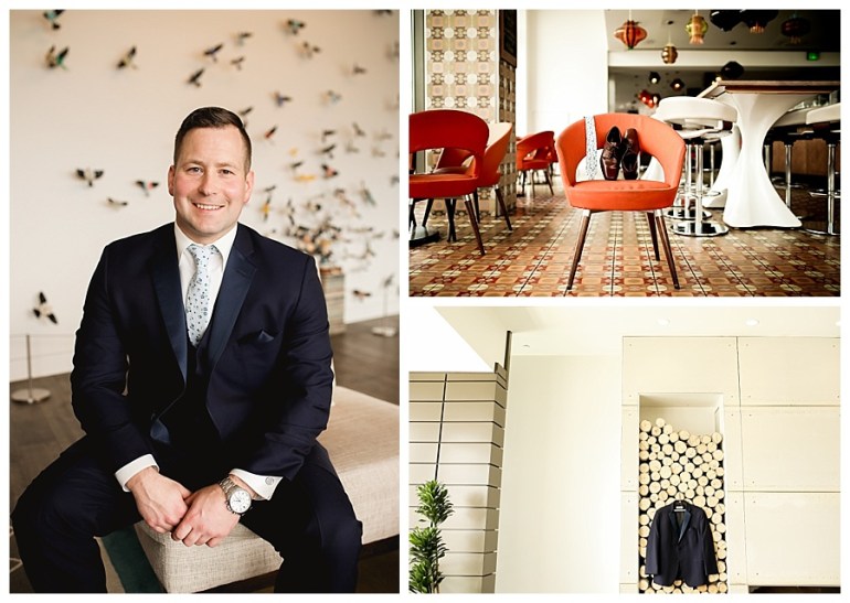 groom and smiling with groom clothing photographs