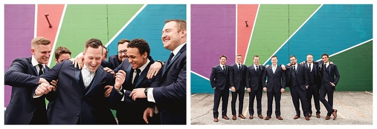 groom with groomsmen