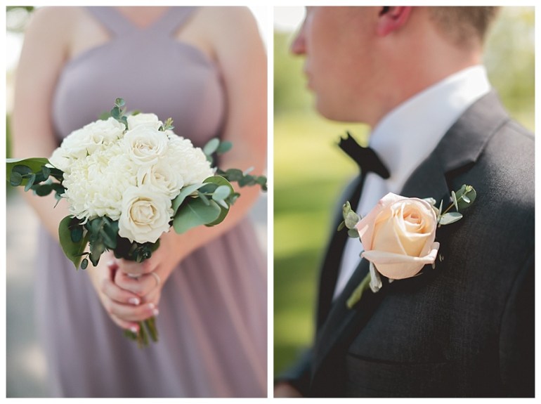 bridesmaids and bouquets and groomsmen and boutonnieres